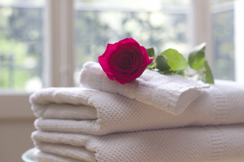 hotel-ST ANTONIN-min_towel_rose_clean_care_salon_spa_white_bath-731641